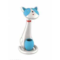 Φωτιστικό Γραφείου Παιδικό LED Γάτα Λευκό Μπλε